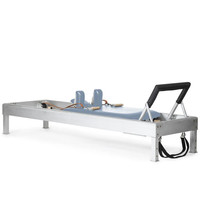 Cama de Pilates Clásica con Núcleo de Aluminio y Correas de Cuero