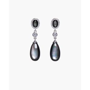 ต่างหูมุกทรงหยดน้ำ - Product Image 1