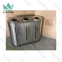 Classification SD-11 Poubelle Poubelle de tri des ordures avec 3 compartiments Poubelle Poubelles de tri de recyclage Poubelle de recyclage