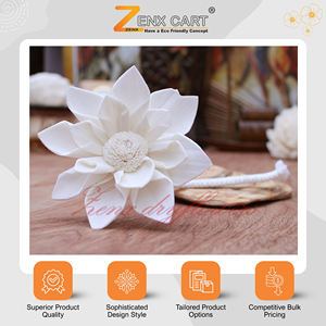 Eco-Friendly Artificial Sola Wood Flowers Star Daisy Home Decor Halloween & Christmas 6 8 10cm Sizes Handmade Competitive Price - Product Image 2