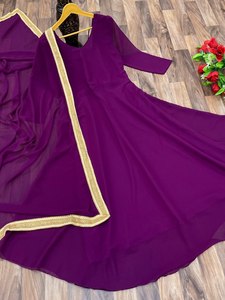 Vestido de fiesta indio y paquistaní de diseñador con Dupatta para ocasiones especiales - Product Image 2