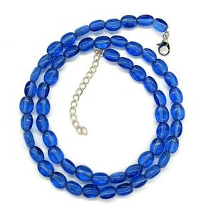 Handmade <b>Blue</b> Lapis Lazuli Resin Beaded <b>Necklace</b> For Islamic Prayer Religious Jewelry Unisex Strand Crystal <b>Necklaces</b> for Gifts - Product Image 1