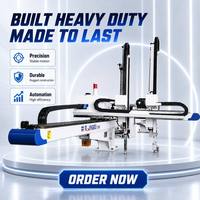 Robot manipulateur industriel intelligent à 5 axes pour machine de moulage par injection, solution d'automatisation de l'emballage, gamme IMM 200T-350T