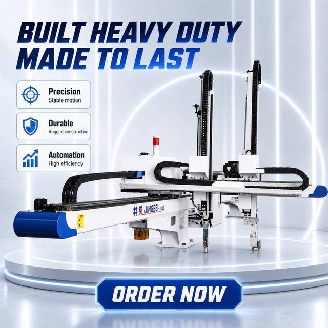 Smart 5-Axis Industrial Manipulator Servo Robot for Injection Molding Machine Packaging Automation Solution IMM Range 200T-350T