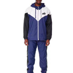 Ensembles coupe-vent Motion Men : Veste à séchage rapide et pantalon assorti – Tenue de sport et d'extérieur – Vente en gros - Product Image 1