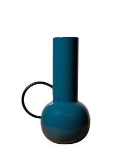 Florero de metal de hierro de primera calidad con diseño antiguo hecho a mano para decoración del hogar con aspecto elegante y elegante - Product Image 1