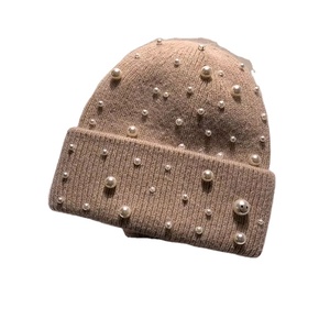 Último estilo Rhinestone Beanie Caps Proveedor al por mayor Tamaño personalizado Color sólido Knit Beanie Ropa de invierno Gorras de punto - Product Image 5