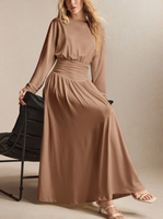 YKD117 Magnifique robe de qualité supérieure, mode haut de gamme, vêtements musulmans élégants, hijabs, style décontracté, garde-robe quotidienne