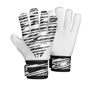 ถุงมือผู้รักษาประตูฟุตบอลมืออาชีพ น้ำหนักเบา วัสดุ PU ยืดหยุ่น ระบายอากาศได้ดี ดีไซน์แบบเต็มนิ้ว กันลื่น ใช้ได้ทั้งชายและหญิง - Product Image 1