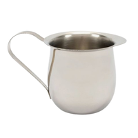 Pichet à lait en acier inoxydable pour mousseur à lait, crémier, tasse à café et thé, pour espresso, latte art, pichet de barista, ustensile de service pour café