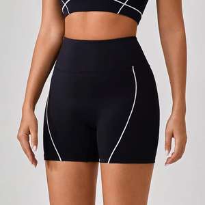 2025 vente d'usine directe sans couture Fitness survêtement entraînement Yoga ensemble pour femmes solide soutien-gorge grande taille XL XXL taille cordon de serrage - Product Image 2