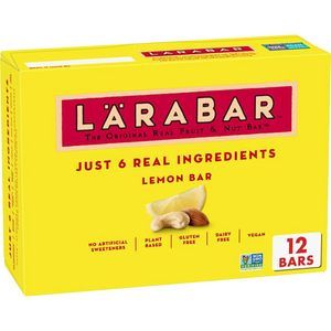 Barres aux fruits et aux noix Larabar Lemon Bar, sans gluten et végétaliennes, 19,2 oz, 12 unités - Product Image 1
