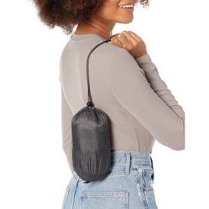 Chaqueta Acolchada de Lona Transpirable y Cálida para Mujer, Estilo Casual, Deportiva, para Exteriores, con Capucha y Cuello, al por Mayor - Product Image 3