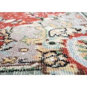 Alfombra de Lana Anudada a Mano Estilo Vintage, Patrón de Medallón Rojo y Naranja, Gran Tamaño 9x12 para Decoración de Sala de Estar, Nombre del Producto: Pae-2273 - Product Image 3