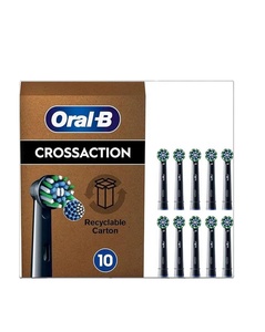 Tête de brosse à dents électrique Oral-B Pro Cross Action, douce, en forme de X, angulaire, élimination efficace, adaptée aux enfants, lot de 10 têtes de brosse à dents - Product Image 6