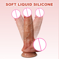 Vibromasseur Dildo Pénétrant - Dildos Réalistes pour Stimulation G-Spot et Anale avec 8 Modes de Pénétration, 10 Modes de Vibration et Fonction Chauffante