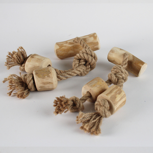 Juguete de Madera de Café Duradero para Perros, Fabricado en Vietnam, Estructura de Cuerda Resistente para Limpieza Dental y Juego Activo, ODM - Product Image 1