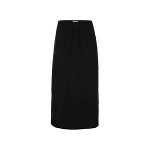 Jupon sirène en coton noir avec volants en dentelle pour mariage - Product Image 1