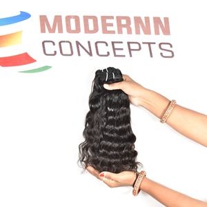 En gros 100% Cuticules Alignés Vierge Indien Extensions de Cheveux Humains Complet Noir Bodywave Bundles Cheveux Pas Cher Cheveux Humains - Product Image 2