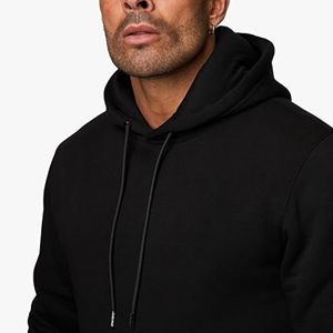 Ensemble de vêtements d'extérieur d'hiver 2 pièces pour hommes, sweat à capuche surdimensionné, pantalon de survêtement tissé respirant, pantalon de jogging confortable, Style vierge 100% - Product Image 5