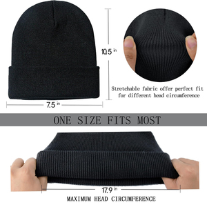 Bonnets OEM personnalisés avec logo personnalisé Fabricant de bonnets en tricot doublés de satin Bonnets brodés vierges par sublimation - Product Image 5