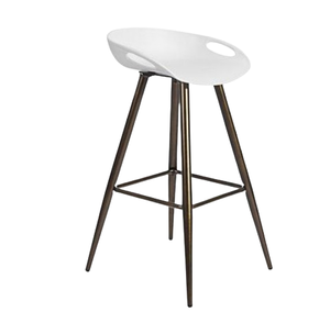 Taburete de metal de hierro con recubrimiento en polvo de color rojo, taburete de barra para sentarse, proveedor al por mayor y fabricación de la India - Product Image 5