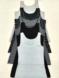 New Arrival Best Quality Ladies Casual <b>Knitted</b> <b>Tank</b> <b>Tops</b> 100% Cotton Eco-Friendly Fashionable Comfortable Regular Wear for <b>Women</b> - Product Image 4