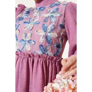 ชุด Tulle ลายดอกไม้กุหลาบฝุ่น - Product Image 2