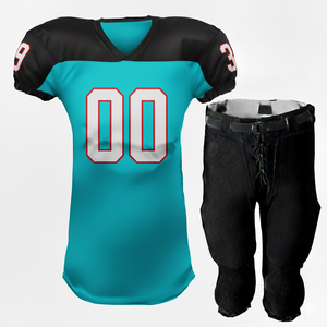 Nuevo Diseño Personalizado de Camisetas de Fútbol Americano, Uniformes Cortos 100% Poliéster Transpirable de Secado Rápido, Buen Precio, Ropa Deportiva Unisex - Product Image 1