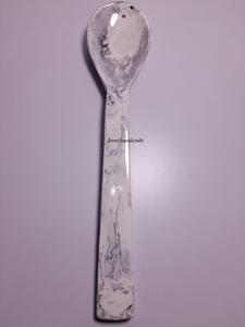 Meilleur prix Style nautique Serveurs à salade à long manche Fourchette et cuillère en résine pour le dîner pour la décoration de la maison - Product Image 5