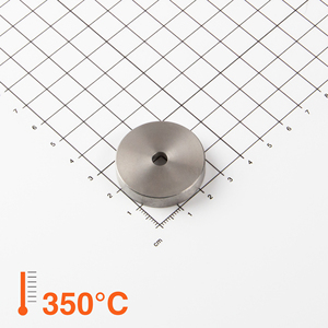 Gripper Piatto in Samario-Cobalto Ø32x7mm con Svasatura Cilindrica - Product Image 1