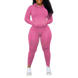 Ensembles de survêtements unisexes personnalisables, survêtement à capuche, pull à manches longues, pantalon de jogging, deux pièces, vintage, brodé, confortable - Product Image 1