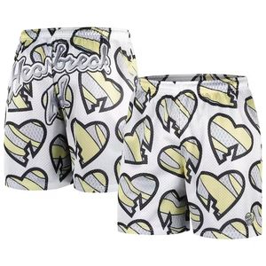 2024 nuevos hombres Retro verano deportes pantalones cortos de gran tamaño Bloodline negro rojo-Shawn Michaels 1997 Survivor Series Casual cordón - Product Image 3