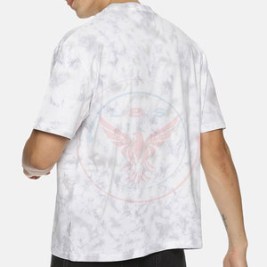 Camisetas Tie Dye Personalizadas para Hombre, Tallas Grandes, Poliéster/Algodón, Ropa de Verano, Secado Rápido, Transpirable, Ecológica, Venta en Línea - Product Image 3