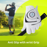 Guantes de Golf Personalizados OEM para Niños, Cuero Cabretta Transpirable, Ajuste para Mano Izquierda