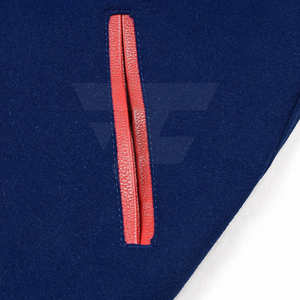 Veste universitaire de baseball d'hiver personnalisée pour hommes, tissu de laine épais avec motif, bouton de support, manches en cuir à capuche - Product Image 6