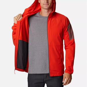 Cortavientos de invierno Softshell informal para hombre directo de fábrica OEM Chaqueta larga ligera con capucha soporte decorado bolsillo High Street - Product Image 6