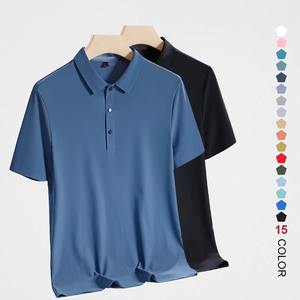 Polos de Algodón Dry Fit Premium, Transpirables, con Logotipo Personalizado, Color Liso Teñido, Patrón Sólido, Venta al Por Mayor, Pedidos al Por Mayor - Product Image 1