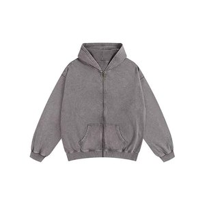 Sudadera con Cremallera Personalizada OEM para Hombre, 100% Algodón, Ropa Deportiva de Invierno al por Mayor, Moda Urbana, Ropa de Gimnasio de Primera Calidad al por Mayor - Product Image 4