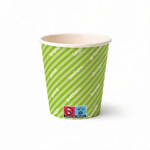 Gobelets en papier enduit personnalisés de 200 ml, biodégradables et imperméables, à double paroi - Product Image 1