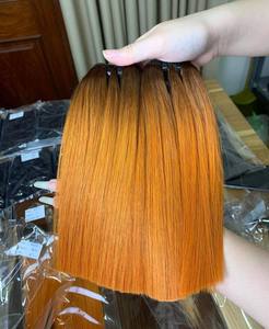 Cheveux humains vietnamiens de qualité supérieure, lisses et soyeux, pour une couleur vive, extensions de cheveux vierges Remy à double trame, cheveux bruts - Product Image 6