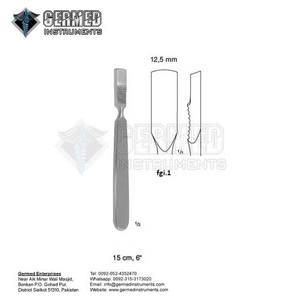 Fabricant Fournisseur Meilleure Vente Haute Qualité Acier Inoxydable Farabeuf Collin Raspatories Courbées Droites Par GERMED ENTERPRISES - Product Image 3