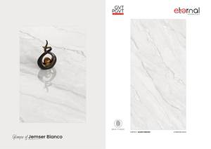 Baldosas de pared de porcelana sin fin brillante de primera calidad 600x1200 | Azulejos pulidos de gran formato 24x48 Colección de calidad de exportación duradera - Product Image 5