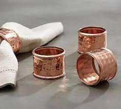 Wholesale Copper Napkin Ring Copper Plated Hammered Napkin Ring Round Shape Handmade Designer Copper Napkin Ring Excellent - Product Image 5