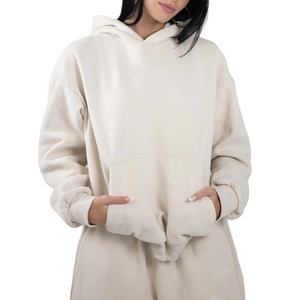 High Quality Heavyweight 500 Gsm <b>Hoodie</b> Wholesale Sweat Suits Unisex 100% Cotton Sweatpants and <b>Hoodie</b> Set Men - Product Image 5