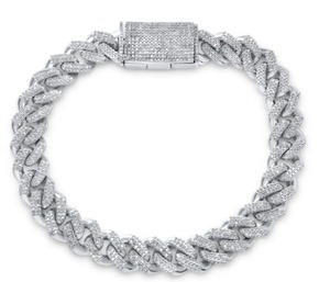 Cadena de eslabones cubanos ultra brillantes para hombres Accesorio de ropa de calle de alta calidad para regalos Suministro al por mayor disponible - Product Image 1