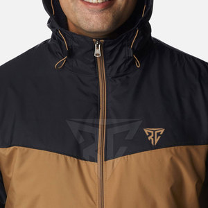 Customized <b>Hooded</b> Waterproof Windbreaker Winter <b>Jacket</b> for <b>Men</b> with Custom Design and Logo Printing - Product Image 5