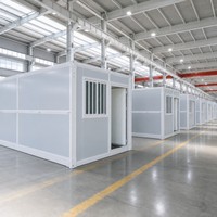 Maison conteneur pliable toutes saisons de Chine, assemblage rapide, bâtiment préfabriqué, maison mobile pliable, mini-maison pliable