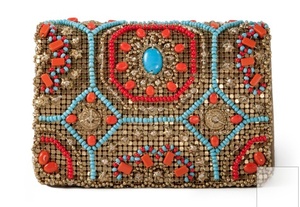 Sacs uniques en broderie tissée, meilleur style bohème, travail de broderie, pochettes à main, design fantaisie, perles carrées, soirée - Product Image 5