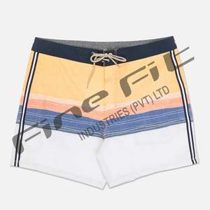 <b>Men's</b> Quick Dry Casual <b>Shorts</b> Breathable Lightweight Summer Wear <b>Elastic</b> <b>Waistband</b> Custom Designed Solid Pattern Plain Dyed High - Product Image 1